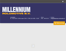 Tablet Screenshot of millennium-rolomotive.nl